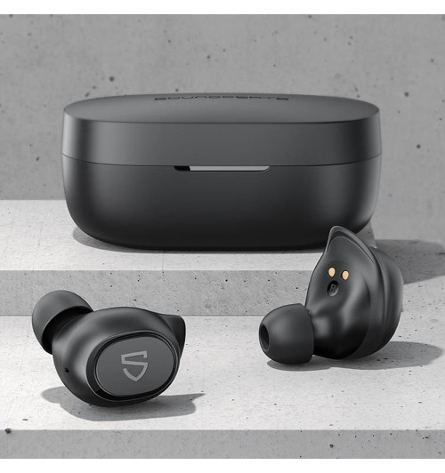 SOUNDPEATS TrueFree 2 - Bezprzewodowe słuchawki dokanałowe Bluetooth 5.0 TWS