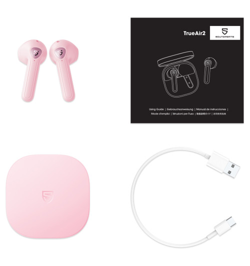 SOUNDPEATS TrueAir2 - Bezprzewodowe słuchawki douszne Bluetooth 5.2 TWS