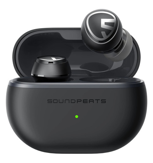 SOUNDPEATS Mini Pro - Bezprzewodowe słuchawki dokanałowe Bluetooth 5.0 TWS z Hybrid ANC
