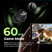 SOUNDPEATS Mini Pro - Bezprzewodowe słuchawki dokanałowe Bluetooth 5.0 TWS z Hybrid ANC