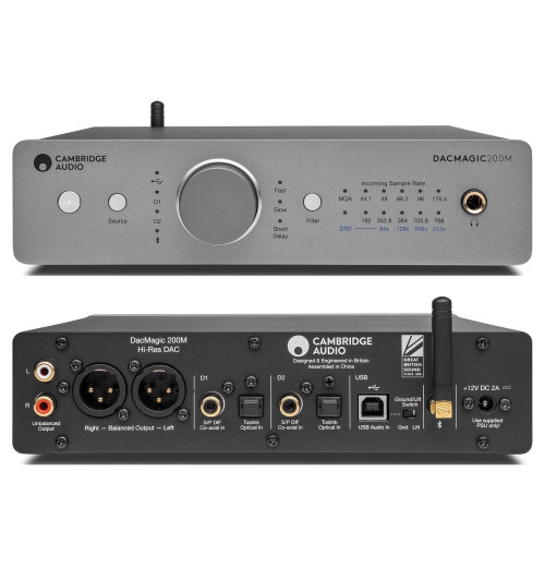 Cambridge Audio DacMagic 200M - Przetwornik cyfrowo-analogowy DAC z Bluetooth i MQA
