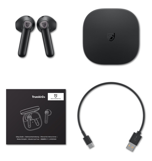 SOUNDPEATS TrueAir2+ - Bezprzewodowe słuchawki douszne Bluetooth 5.2 TWS