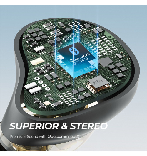 SOUNDPEATS Truengine 3 SE - Bezprzewodowe słuchawki dokanałowe Bluetooth 5.0 TWS