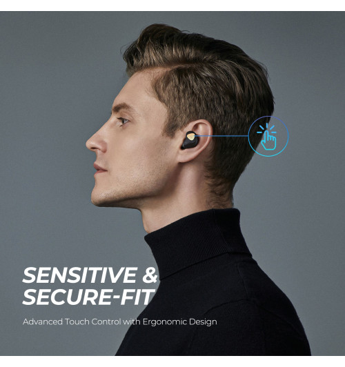 SOUNDPEATS Truengine 3 SE - Bezprzewodowe słuchawki dokanałowe Bluetooth 5.0 TWS