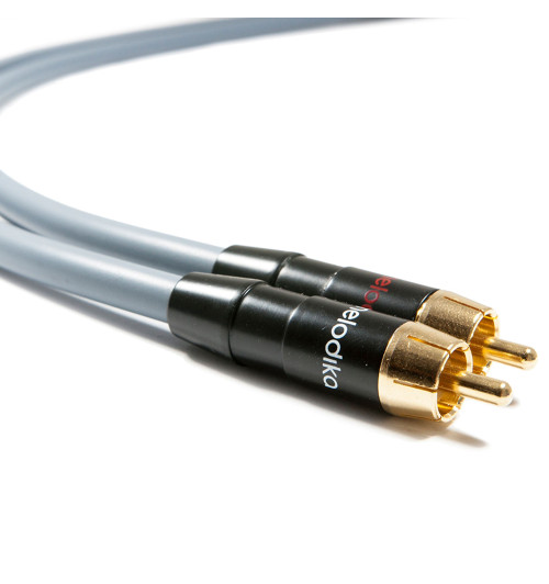 Melodika Gunmetal Edition MD2RG - Kabel interkonekt audio 2 RCA - 2 RCA (Cinch)