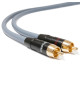 Melodika Gunmetal Edition MD2RG - Kabel interkonekt audio 2 RCA - 2 RCA (Cinch)
