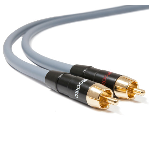 Melodika Gunmetal Edition MD2RG - Kabel interkonekt audio 2 RCA - 2 RCA (Cinch)