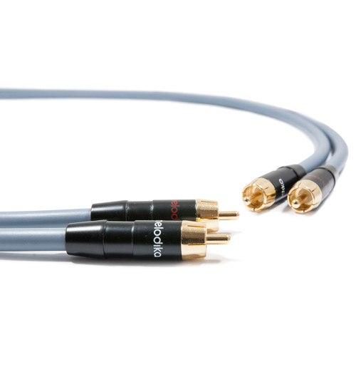Melodika Gunmetal Edition MD2RG - Kabel interkonekt audio 2 RCA - 2 RCA (Cinch)