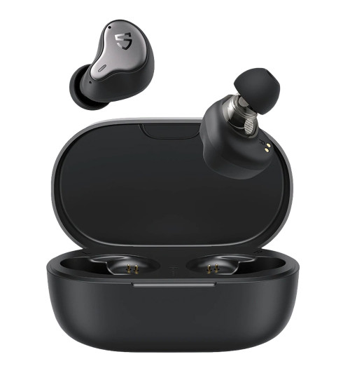 SOUNDPEATS H1 - Hybrydowe bezprzewodowe słuchawki dokanałowe Bluetooth 5.2 TWS