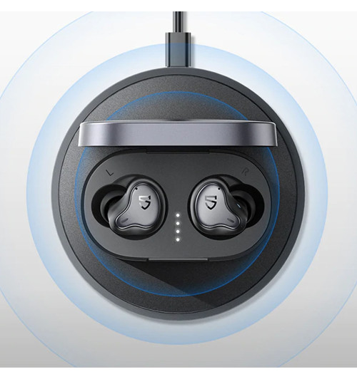 SOUNDPEATS H1 - Hybrydowe bezprzewodowe słuchawki dokanałowe Bluetooth 5.2 TWS