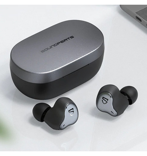 SOUNDPEATS H1 - Hybrydowe bezprzewodowe słuchawki dokanałowe Bluetooth 5.2 TWS