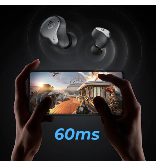 SOUNDPEATS H1 - Hybrydowe bezprzewodowe słuchawki dokanałowe Bluetooth 5.2 TWS