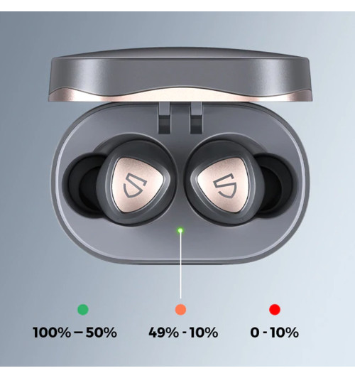 SOUNDPEATS Sonic - Bezprzewodowe słuchawki dokanałowe Bluetooth 5.2 TWS
