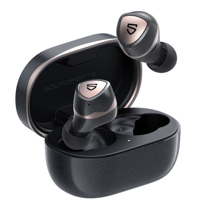 SOUNDPEATS Sonic Pro - Bezprzewodowe słuchawki dokanałowe Bluetooth 5.2 TWS