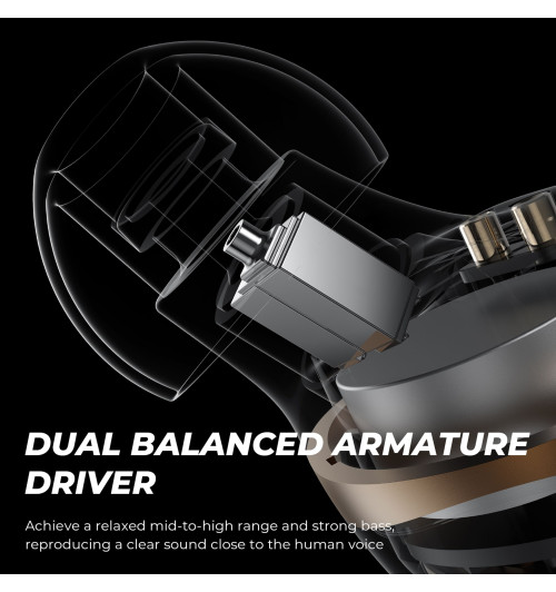 SOUNDPEATS Sonic Pro - Bezprzewodowe słuchawki dokanałowe Bluetooth 5.2 TWS