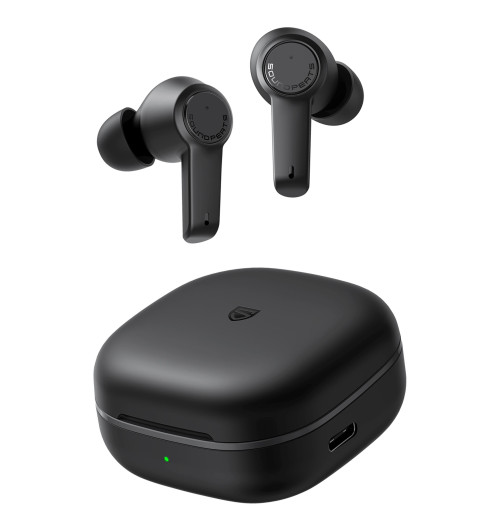 SOUNDPEATS T3 - Bezprzewodowe słuchawki dokanałowe Bluetooth 5.2 TWS z ANC