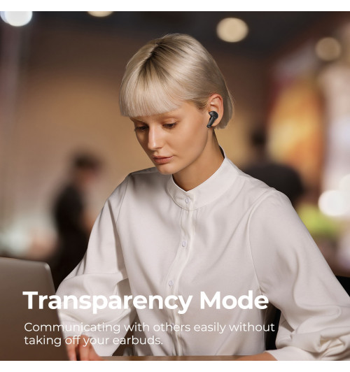 SOUNDPEATS T3 - Bezprzewodowe słuchawki dokanałowe Bluetooth 5.2 TWS z ANC