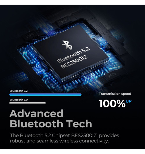 SOUNDPEATS T3 - Bezprzewodowe słuchawki dokanałowe Bluetooth 5.2 TWS z ANC