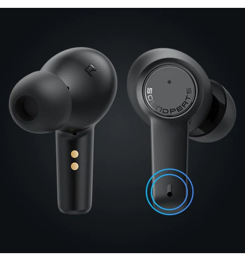 SOUNDPEATS T3 - Bezprzewodowe słuchawki dokanałowe Bluetooth 5.2 TWS z ANC