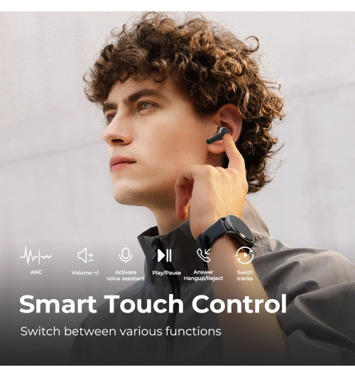 SOUNDPEATS T3 - Bezprzewodowe słuchawki dokanałowe Bluetooth 5.2 TWS z ANC