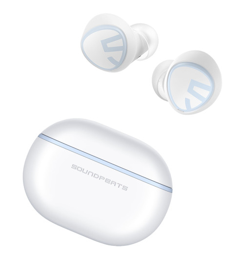 SOUNDPEATS Mini - Bezprzewodowe słuchawki dokanałowe Bluetooth 5.2 TWS
