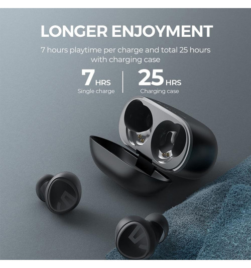 SOUNDPEATS Mini - Bezprzewodowe słuchawki dokanałowe Bluetooth 5.2 TWS