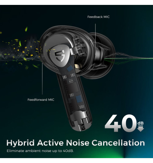 SOUNDPEATS Air3 Pro - Bezprzewodowe słuchawki dokanałowe Bluetooth 5.2 TWS