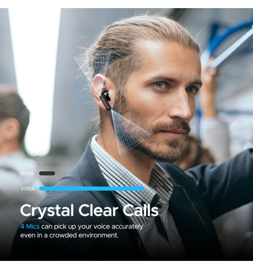 SOUNDPEATS Mac2 - Bezprzewodowe słuchawki dokanałowe Bluetooth 5.0 TWS