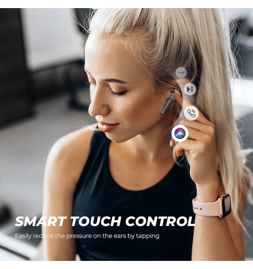 SOUNDPEATS Mac - Bezprzewodowe słuchawki dokanałowe Bluetooth 5.0 TWS