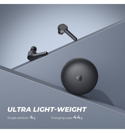 SOUNDPEATS Mac - Bezprzewodowe słuchawki dokanałowe Bluetooth 5.0 TWS