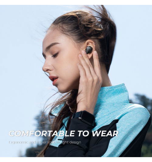 SOUNDPEATS T2 - Bezprzewodowe słuchawki dokanałowe Bluetooth 5.1 TWS z Hybrid ANC