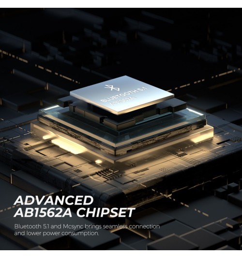 SOUNDPEATS T2 - Bezprzewodowe słuchawki dokanałowe Bluetooth 5.1 TWS z Hybrid ANC