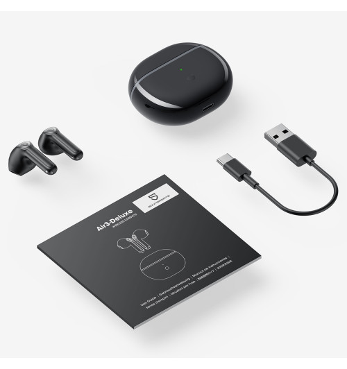 SOUNDPEATS Air3 Deluxe - Bezprzewodowe słuchawki douszne Bluetooth 5.2 TWS