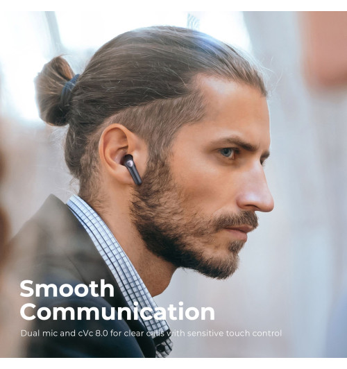 SOUNDPEATS Air3 Deluxe - Bezprzewodowe słuchawki douszne Bluetooth 5.2 TWS