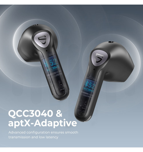 SOUNDPEATS Air3 Deluxe - Bezprzewodowe słuchawki douszne Bluetooth 5.2 TWS