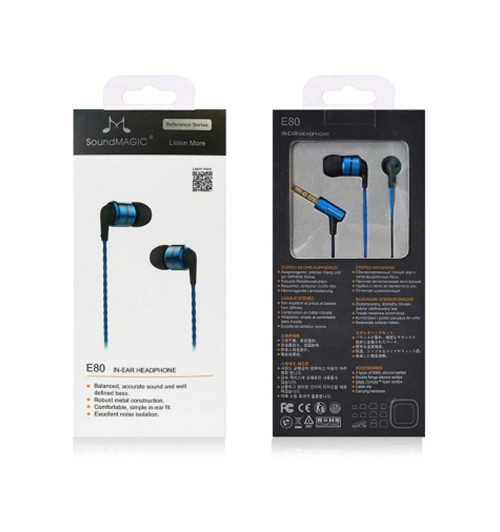 SoundMagic E80 - Słuchawki dokanałowe