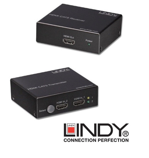 Extender (przedłużacz) HDMI - RJ-45 LINDY 38000