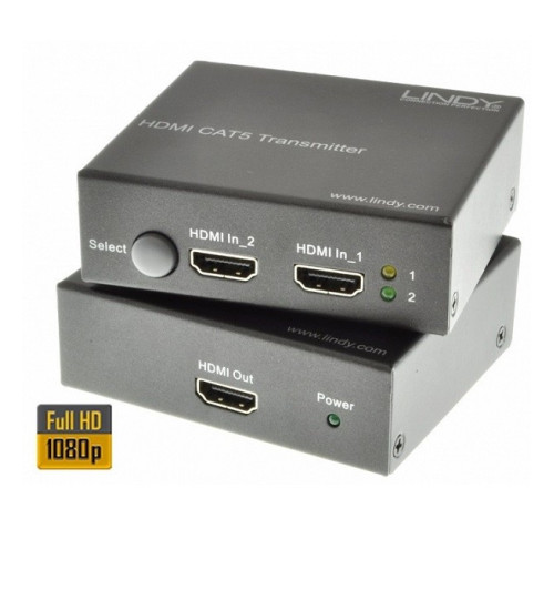 Extender (przedłużacz) HDMI - RJ-45 LINDY 38000