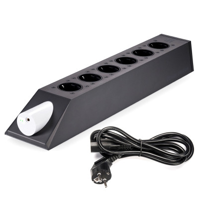 iFi Audio PowerStation - Audiofilska listwa zasilająca z filtrem ANC - 6 gniazd