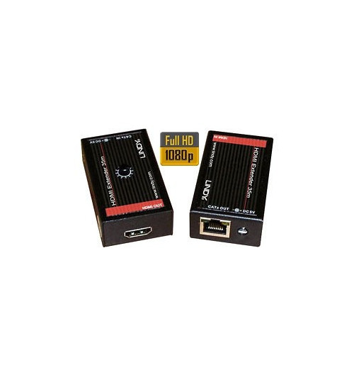 Extender (przedłużacz) HDMI - RJ-45 LINDY 38001