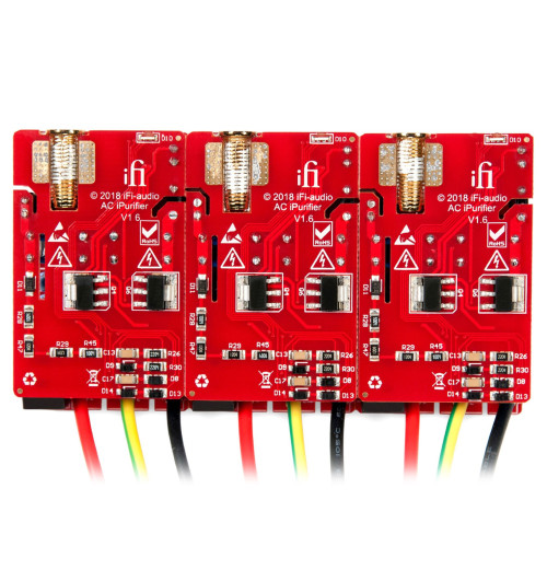 iFi Audio PowerStation - Audiofilska listwa zasilająca z filtrem ANC - 6 gniazd