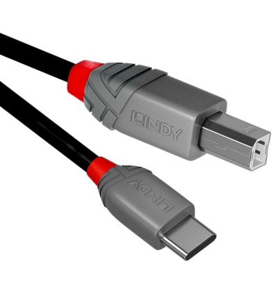 Lindy Anthra Line 36940 - Kabel USB 2.0 C-B – 0.5m