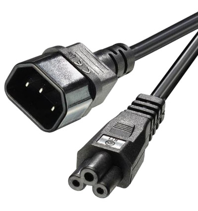 Lindy 3034x - Kabel przedłużacz zasilający IEC C14 do IEC C5