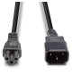 Lindy 3034x - Kabel przedłużacz zasilający IEC C14 do IEC C5