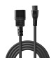 Lindy 3034x - Kabel przedłużacz zasilający IEC C14 do IEC C5