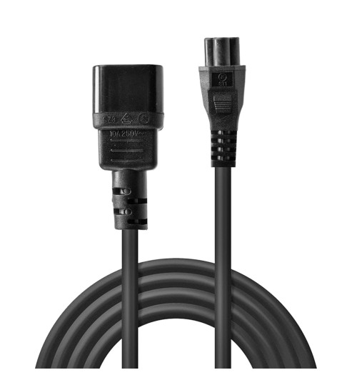 Lindy 3034x - Kabel przedłużacz zasilający IEC C14 do IEC C5