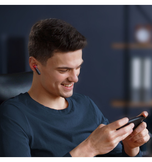 SOUNDPEATS Gamer No. 1 - Bezprzewodowe słuchawki dokanałowe Bluetooth 5.0 TWS