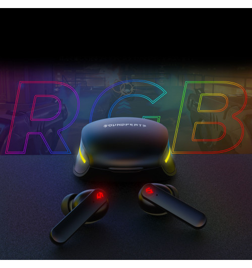 SOUNDPEATS Gamer No. 1 - Bezprzewodowe słuchawki dokanałowe Bluetooth 5.0 TWS