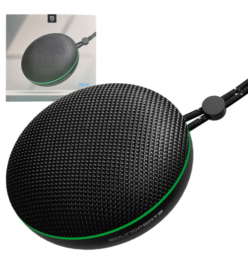 SOUNDPEATS Halo - Przenośny głośnik bezprzewodowy Bluetooth 5.0, 360 Surround, RGB Light, IPX5