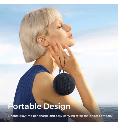 SOUNDPEATS Halo - Przenośny głośnik bezprzewodowy Bluetooth 5.0, 360 Surround, RGB Light, IPX5